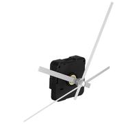 Mouvement D'horloge à Quartz Silencieux, Kit DIY Aiguilles | Métal et Plastique, Finition Argentée, Tige Longue 20mm, Filetage 11mm, pour Ateliers et Réparations