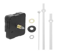 Mouvement D'horloge à Quartz Silencieux, Tige Longue 20 MM | Montage DIY, Pile Aa 1,5 V, Finition Argentée, Aiguilles Métal, pour Horloges Analogiques