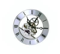 Mouvement d'horloge argenté de 86 mm - Mécanisme d'engrenage transparent