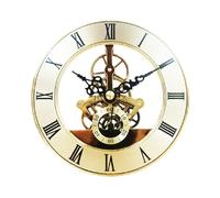 Mouvement d'horloge doré de 126 mm - Conception à engrenages transparents