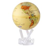 MOVA Globe auto-rotatif, Carte politique antique jaune Prestige (8.5")