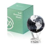 MOVA Globe auto-rotatif, Noir profond et argent Classic (4.5")