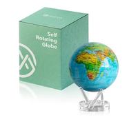 MOVA Globe auto-rotatif, Relief bleu océan Prestige (8.5")