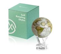 MOVA Globe auto-rotatif, Terrestre antique blanc Classic (4.5")