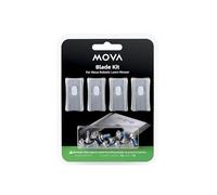 MOVA Kit de Lames pour Robot Tondeuse - 12 Lames + 12 Boulons, Remplacement Rapide, Compatible avec ViAX 250/500, MOVA 600/1000, LiDAX Ultra 800/1200/1600/1000 AWD/2000 AWD, NAVAX 3500/5000 AWD