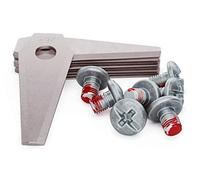 MOWHOUSE Set de Lames Tondeuse - Lames de Rechange en Acier Inoxydable Renforcé Compatibles avec Bosch Indego