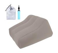 Moxeupon Coussin Gonflable pour Jambes - Support Ergonomique Dos/Hanches, 3 Hauteurs (80x55x40cm, PVC + Velours)