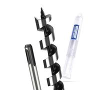 MOXPIFY Mèche à bois hélicoïdale SDS Plus - 35 x 300 mm - Pour bois | Pointe filetée autocentrante, bois dur, bois tendre, forets hélicoïdaux à bois, trous longs