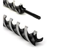 MOXPIFY Mèche à bois hélicoïdale SDS Plus - 35 x 600 mm - Pour bois | Bois dur, bois tendre, pointe de centrage, emmanchement Sds Plus, travail du bois, foret hélicoïdal à bois