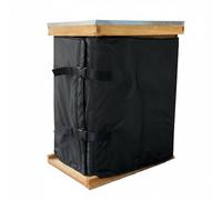 Moyeetings Couvre-Ruche d'hiver Isolé Ruche Housse Enveloppe Veste Protection Imperméable en Oxford Résistant au Soleil et Froid Adapté aux Apiculteurs Urbains, Noir 420D, 420D