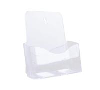 Moyeetings Porte-brochures En Acrylique, Porte-brochures, Porte-flyers, Porte-brochures Transparent avec Dos Biseauté, Porte-menus , A5 1 niveau