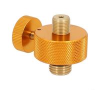 Moyen-Orient pour adaptateur convertisseur LPG avec soupape de sécurité | Construction en alliage de cuivre massif, résistant, s'adapte aux valves filetées du Moyen-Orient, cuisine extérieure sûre