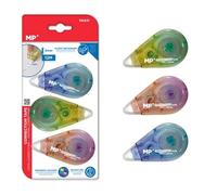 MP Lot de 3 rouleaux correcteurs souris, 12 m x 5 mm, ruban correcteur précis, effaçable immédiatement, pour le bureau, la maison ou l'école, compacts