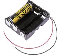 MPD BA3AAW Support de pile 3x LR6 (AA) raccordement par fils (L x l x H) 58 x 48 x 16 mm