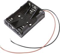 MPD BC3AAAW Support de pile 3x LR3 (AAA) raccordement par fils (L x l x H) 52 x 38 x 14 mm