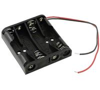 MPD BC4AAAW Support de pile 4x LR3 (AAA) raccordement par fils (L x l x H) 51 x 48 x 13 mm