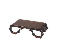 MPOPO Socle pour Bonsaï Téapot Stone Bonsaï Ornements de livre Volume Base Bois Carving Rectangular Bracket Decoration Home Stand Supports de Présentation pour Vases(S)
