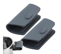 Mppchhn Protections de Poignée pour Poêle en Fonte | 1 Paire De Couvre-Poignée En Silicone - Accessoires Maison pour Cuisson Cocotte Four Poêle à Faire Sauce Casserole Micro-Ondes