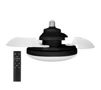 Mppchhn Ventilateur De Plafond Avec Éclairage - Ventilateur De Plafond Rétractable Avec Télécommande,Appareil De Refroidissement Domestique Silencieux Multifonctionnel Pour Chambre Bureau Et Chambre