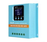 MPPT Contrôleur de charge solaire, 60 A 80 A, 12 V 24 V 36 V, 48 V, identification automatique, affichage LED, retardateur de flamme pour camping-car, yacht, maison, régulateur de batterie du système