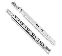 Mprofi MT® 8 Pièces, 4 Paires | Coulisse Tiroir | Glissiere Pour Tiroir | 17mm X 342mm | Rail Tiroir Coulissant | Rail Coulissant | Acier Galvanisé Coulisse à Sortie Partielle