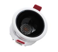 MQDLJSE Spot encastrable antireflet en nid d'abeille 7 W 12 W 15 W Spot LED en nid d'abeille en Forme de COB Luminaires de Plafond Éclairage AC90-260 V Garniture de déflecteur