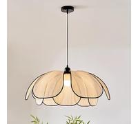 MQDLJSE Suspension à Fleurs Boho, Lustre à Fleurs en Tissu de Ferme, Lustre à pétales tissés, plafonniers Suspendus en Forme de Tournesol pour Salle à Manger, Salon, Chambre à Coucher, îlo