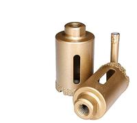 MQXFCZUX 1PC 6-60mm M10 Thread Dry Brazed Diamond Drilling Core Bit Ceramic Tile Hole Saw Granite Marble Drill Bits (Size : 18mm) MQXFCZUX