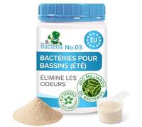 Mr.Bacteria No.3 Nettoyant et clarificateur Contre l’Eau Verte pour Bassin de Jardin, de baignade et à Poissons | 500 g, 1 unité