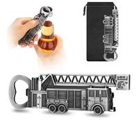 MR.BARWARE Cadeau de pompier parfait, décapsuleur, camion de pompiers, cadeaux de bière pour hommes, cadeaux de Noël, cadeau de fête des pères, cadeau d'anniversaire pour hommes pompiers