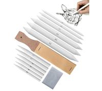 Mr. Pen Blending Stump 13 pièces + 1 gomme artistique estomper les souches pour dessin crayons d'ombrage pour esquisse crayon de mélange bâtonnets pour dessin outil de mélange et outils de dessin