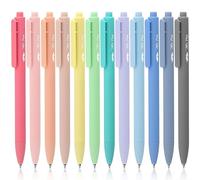 Mr. Pen Fine Point Lot de 12 stylos gel à séchage rapide 0,7 mm, rétractables, mignons et esthétiques pour journaling