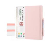 Mr. Pen- Lined Spiral Journal Notebook for Women & Men, 100 Pages, Large Size(8.5"x11"), Blush, 1 Pc Pen