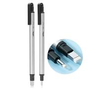 Mr. Pen - Lot de 2 gommes de style stylo, pointe carrée et ronde, gomme à crayon, gomme mécanique, gomme artistique pour dessin, gomme de précision, gomme artistique