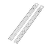 Mr. Pen - Lot de 2 règles de machiniste, 15,2 cm, en acier inoxydable impérial