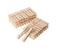 Mr. Pen - Lot de 50 épingles à linge en bois naturel, 7,3 cm, résistantes à la rouille