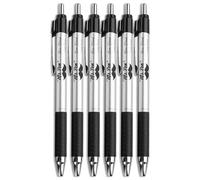 Mr. Pen - Lot de 6 stylos rétractables pour journal de la Bible, encre noire, pointe fine de 0,7 mm, stylo d'écriture lisse, sans traces, prise en main confortable, idéal pour le journal biblique, la