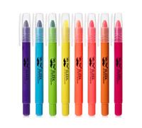 Mr. Pen Lot de 8 surligneurs en gel sec, sans saignement, couleurs assorties, sans danger pour la Bible, fournitures quotidiennes, marqueurs pour cils