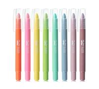 Mr. Pen - Lot de 8 surligneurs gel sans bavure, couleur bonbon