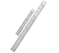 Mr. Pen Steel Lot de 2 règles en métal 15,2 cm et 30,5 cm