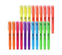Mr. Pen- Surligneurs en gel - Surligneur Bible (lot de 20), surligneur sans purge - Surligneur sec, surligneur d'étude de la Bible - Fournitures de journal, marqueurs de Bible pour onglets