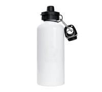MR.R Sublimation Blancs Bouteille En Aluminium De Sport Blanc Bouteille Portable Deux Hauts 600ml Pour L'impression Par Transfert De Presse À Chaleur