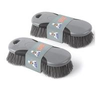 MR.SIGA Brosse à récurer Usage intensif, avec poignée Confort, Lot de 2