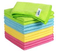 MR.SIGA Chiffon Microfibre, Lavette Microfibre Serviette Tout Usage, Lot de 12, Taille 32 x 32 cm