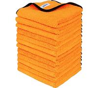MR.SIGA Lot de 12 Chiffons Microfibre Voiture, Microfibre Séchage Voiture