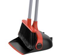 MR.SIGA Set balai et pelle à poussière avec long manche pour le nettoyage des sols