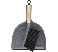 MR.SIGA Set pelle à poussière et brosse, Gris