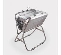 Gril portable à valise pliante Barbecue au charbon de bois Beech