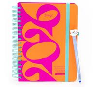 Mr. Wonderful Agenda annuel Wonder 2026 avec vue quotidienne + stylo Bobo effaçable - Continuez à essayer