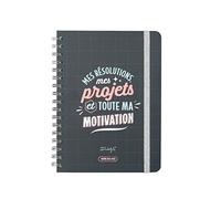 Mr.Wonderful Agenda classique 2022-2023 Semainier - Mes résolutions, mes projets et toute ma motivation WOA2211972FRZ0 Multi